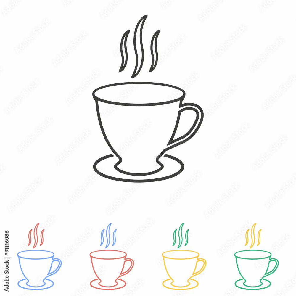Obraz premium Coffee cup icon