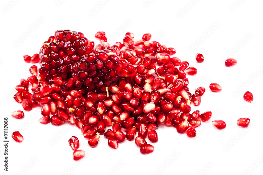 Pomegranate isolated on white background Pomegranate isolated on white background