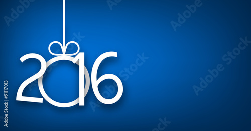 Paper 2016 new year ball.