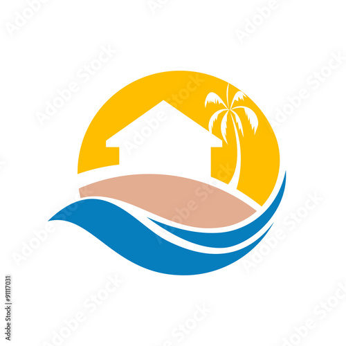 House - Home in the Summer Beach