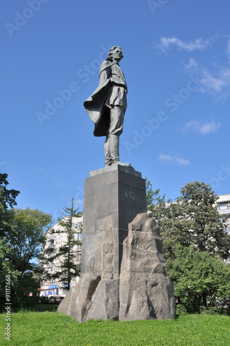 The monument to Maxim Gorky
(Alexey Maximovich Peshkov 1868-1936 years) in the city of Nizhny Novgorod, Russian Federation
