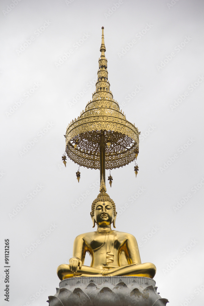 Fototapeta premium Golden Buddha Meditation