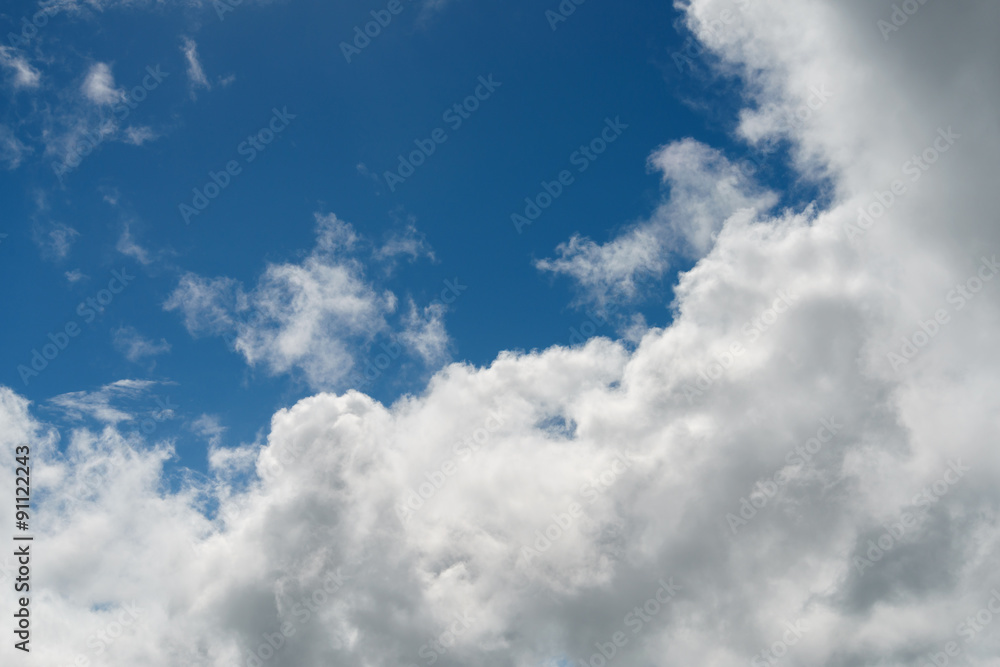 Blue sky with white clouds. Nature background. Blue sky with white clouds. Nature background.