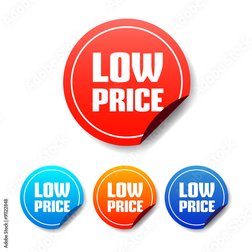 Low Price Round Stickers