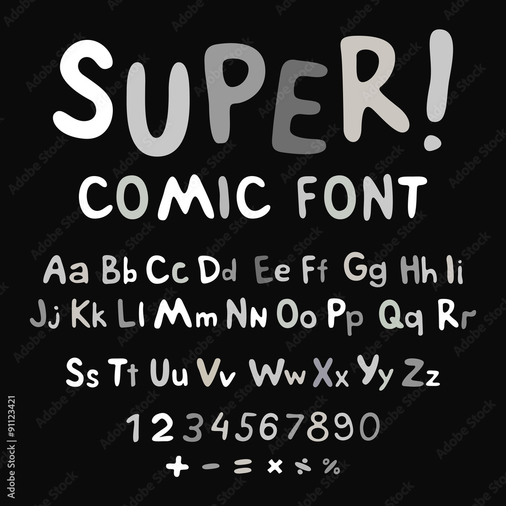 Funny alphabet
