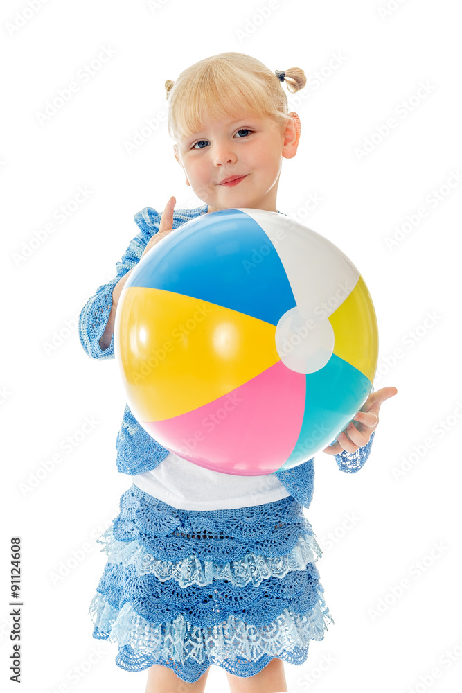 Girl with ball