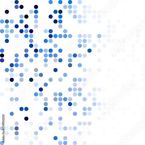 Blue Random Dots Background, Creative Design Templates