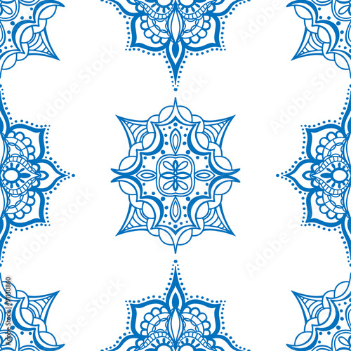 seamless blue pattern