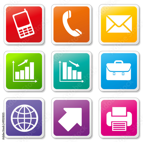 business set icons