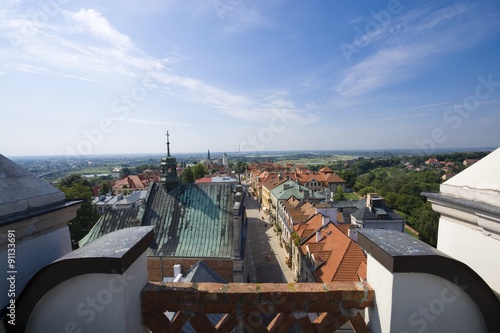 Panoramic view of Sandomierz photo