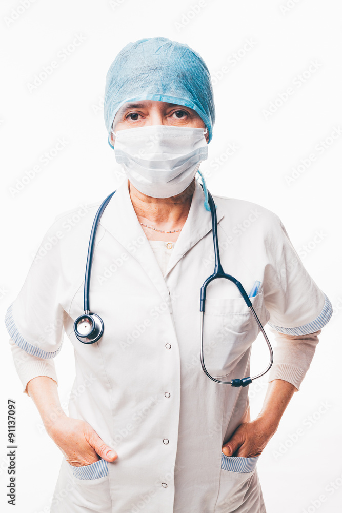 Confident senior doctor Confident senior doctor