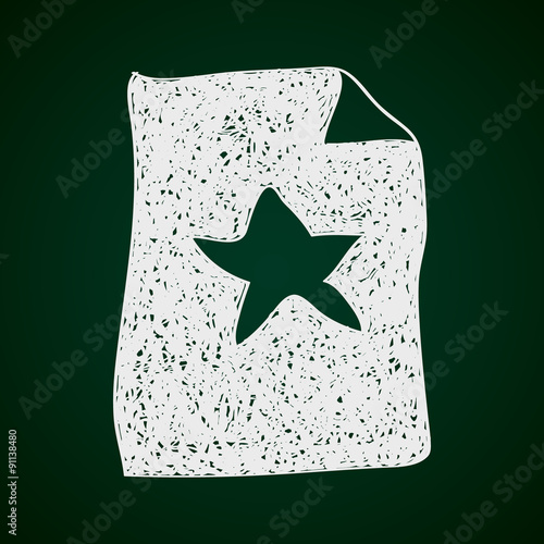 Simple doodle of a favourites list