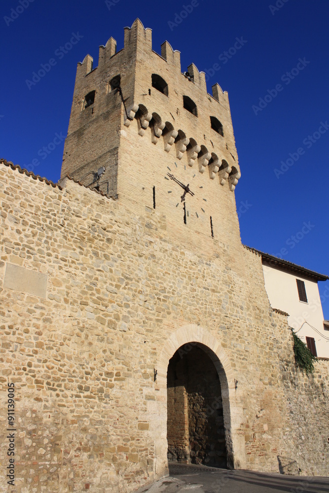 Picture of Sant' Agostino Gate (Montefalco, Perugia, Umbria, Italy)