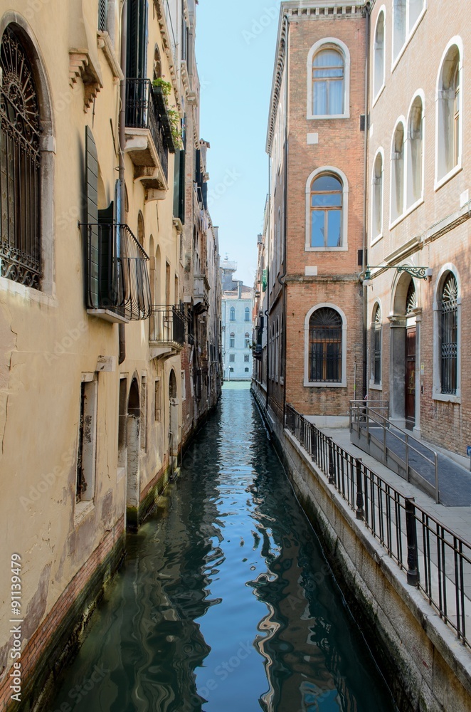 Narrow channel in san Marco, Venice, Italy