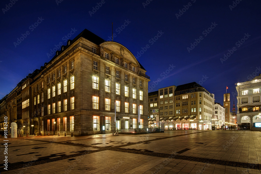 Hamburg - ehemaliges Reichsbankgebäude am Rathausmarkt
