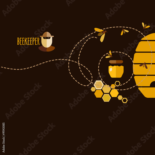 honey background