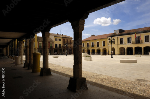 Main Square, Villalpando, Zamora, Spain