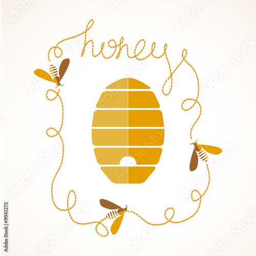 honey background