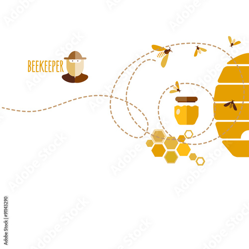 honey background