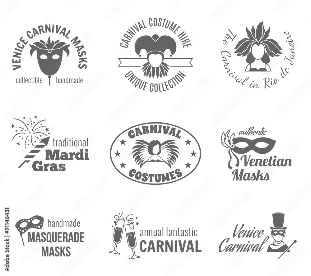 Carnival Label Set