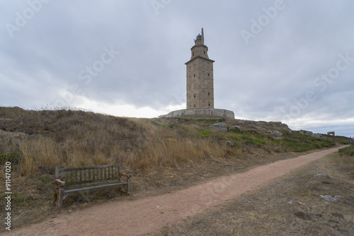 Torre de Hercules (La Coruña, España). photo