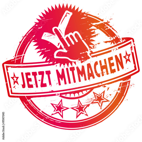 Stempel Jetzt Mitmachen