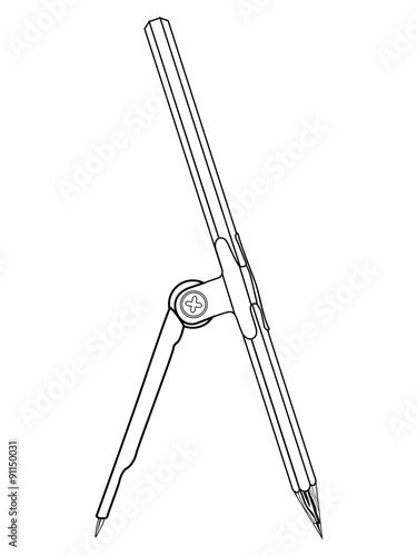 compasses, drawing tool