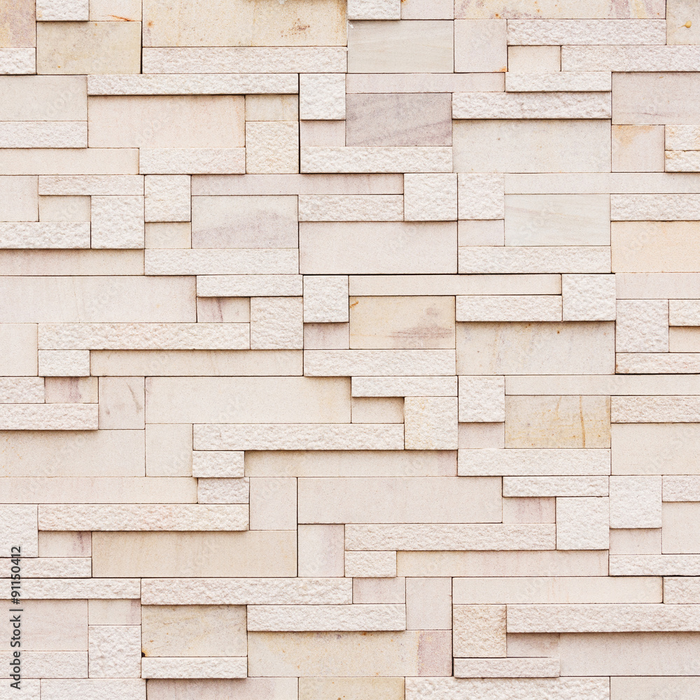 Fototapeta premium Stone wall tiles