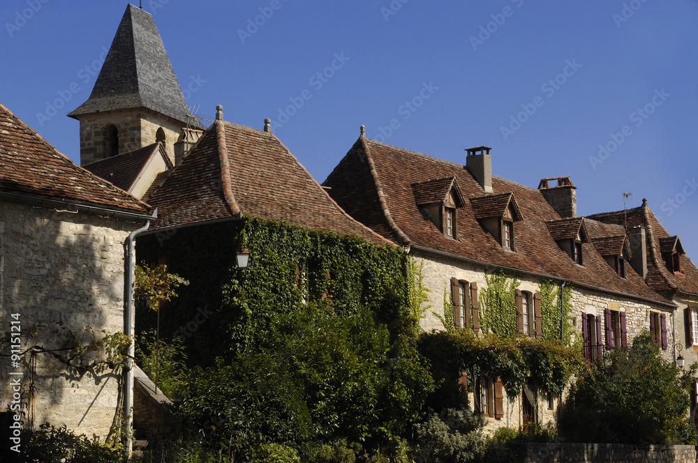 Medieval Village of Loubressac, France Medieval Village of Loubressac, France