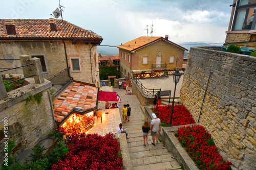 Obraz na plátně république de san marin, san marino en italie