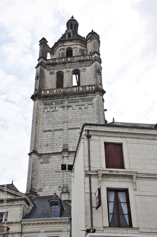 Loches, la torre civica - Indre Loira, Francia