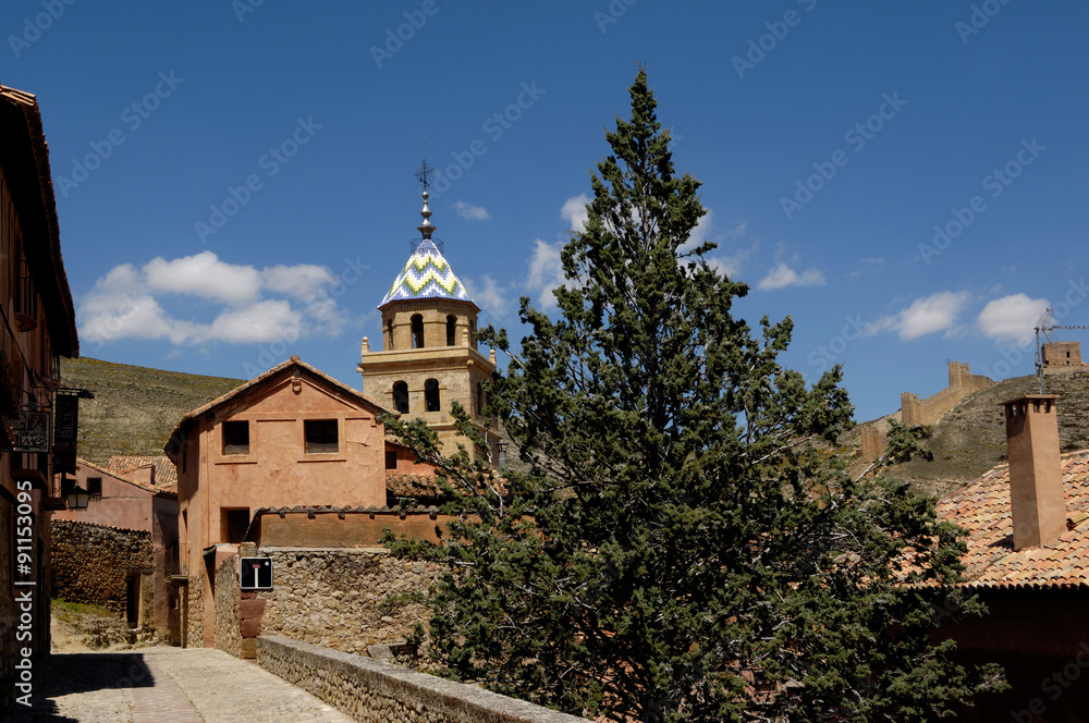 Santa Maira Church,  Albarracin, Teruel, Aragon, Spain