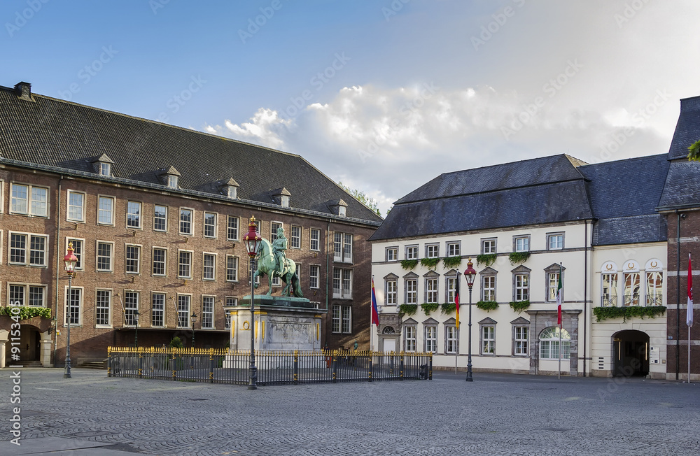 city hall of Dusseldorf, Germany