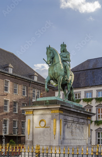 statue of Jan Wellem, Dusseldorf, Germany photo