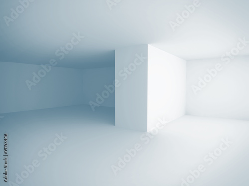 Abstract Modern White Architecture Background