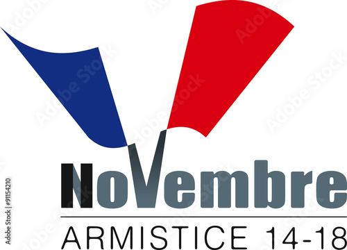 11 NOVEMBRE ARMISTICE drapeau
