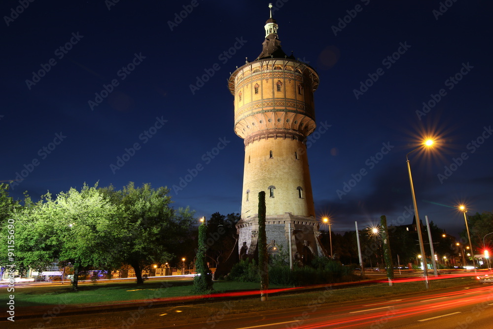 Obraz premium Wasserturm Nord in Halle/Saale