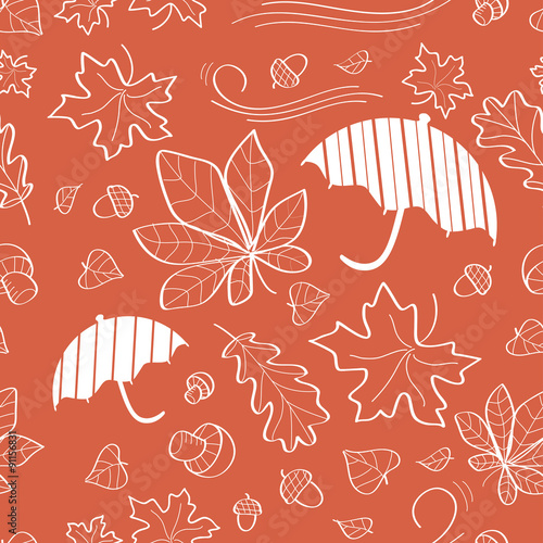 Autumn seamless pattern 