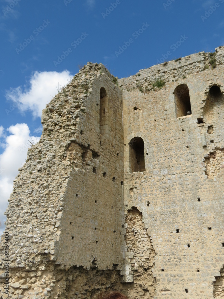 Charente-Maritime - Saint-Sornin - Tour de Broue - Pan de mur