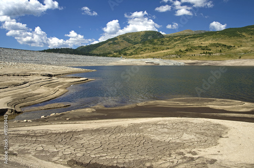 Drought mountain lake photo