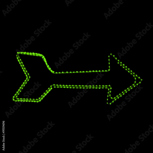 Photography Las Vegas lights arrow