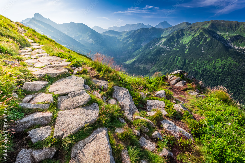 Fototapeta premium Góry Tatry o wschodzie słońca