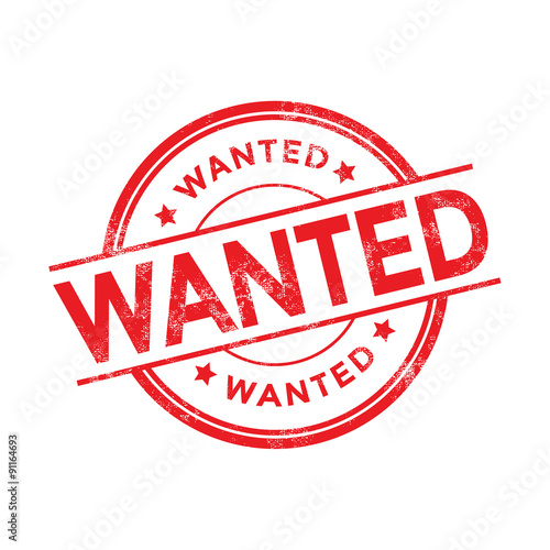 Wanted Stamp Vector
