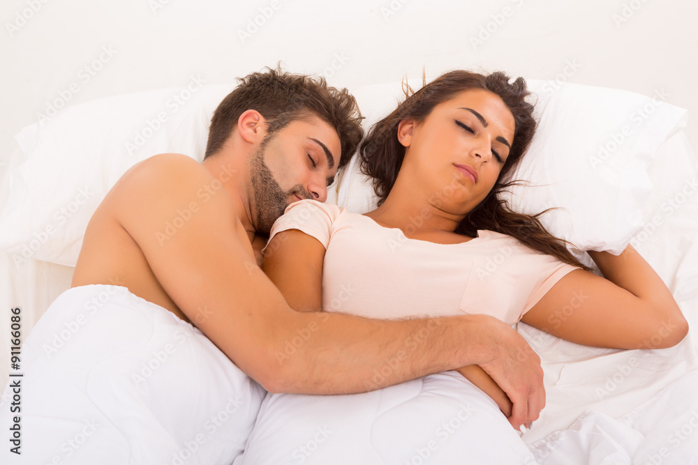 Couple in bed Couple in bed