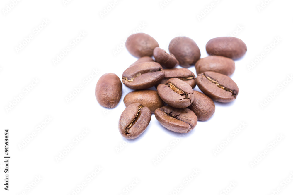 Coffee bean isolated on white background Coffee bean isolated on white background