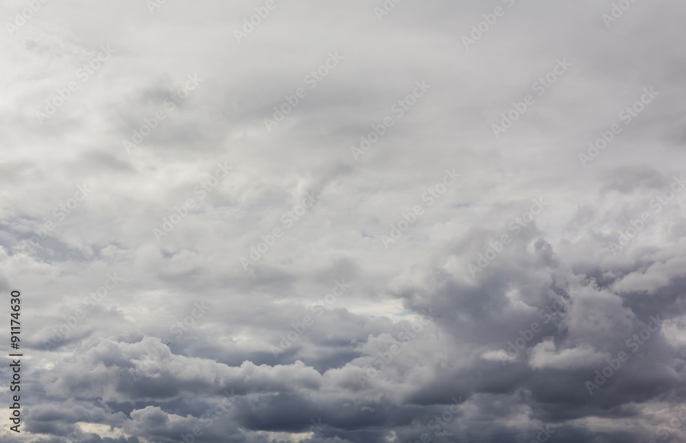Obraz premium Partly cloudy sky