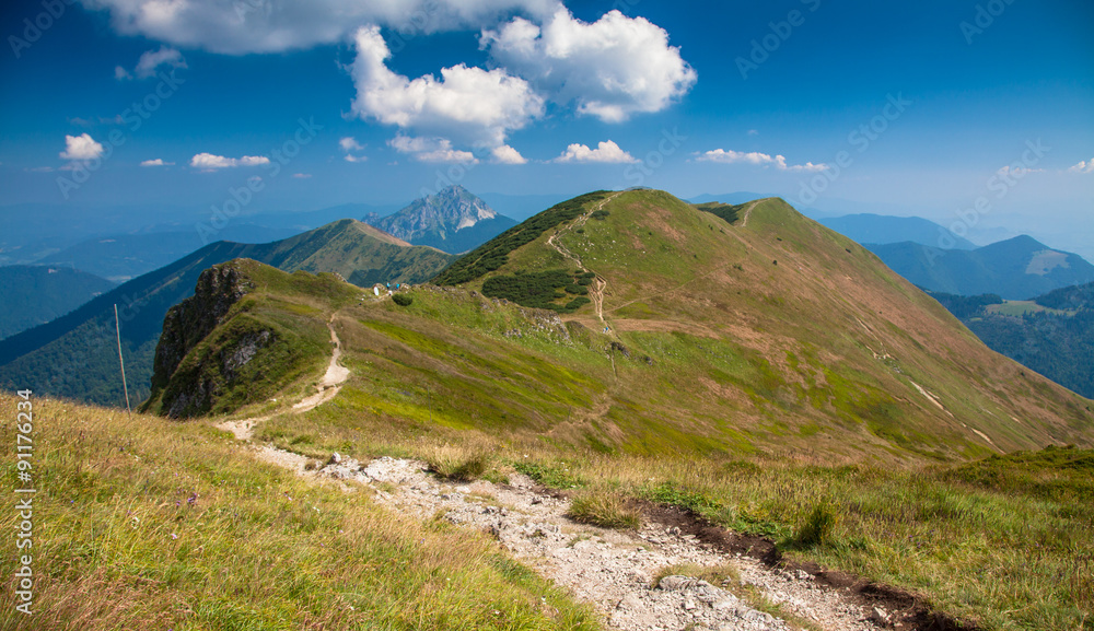 Fototapeta premium Range Mala Fatra in Slovakia