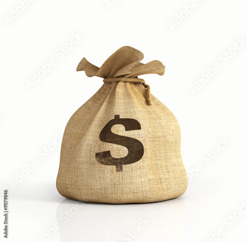 Cuadro en lienzo money bag