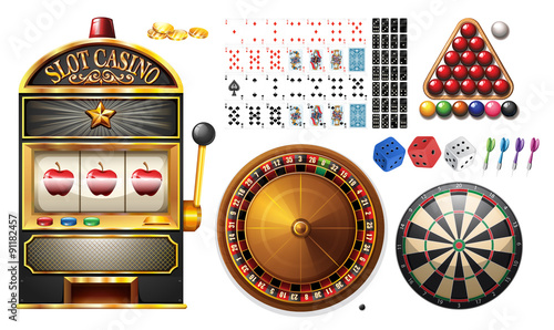 Casino machines and games