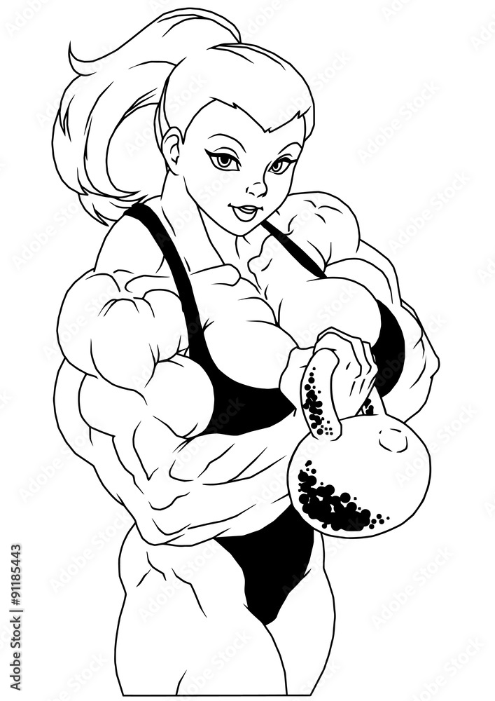 Muscle girl workout outlet